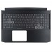 Верхня кришка для ноутбука Acer Nitro AN515-45 AN515-57, RU/UA, (топкейс+клавіатура, з підсвіткою, 6B.QBCN2.009, Original)
