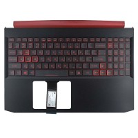 Корпус верхняя крышка для Acer Aspire Nitro AN515-54, RU/UA, (Black, топкейс+клавиатура с подсветкой, 6B.Q5AN2.009, 6B.Q5BN2.009, C Cover, Original)