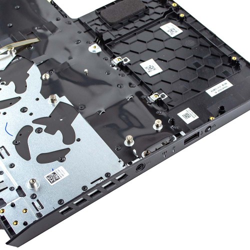 Корпус верхняя крышка для ноутбука Acer Aspire Nitro AN515-54, RU/UA, (Black, топкейс+клавиатура с подсветкой, 6B.Q5AN2.009, 6B.Q5BN2.009, C Cover, Original)