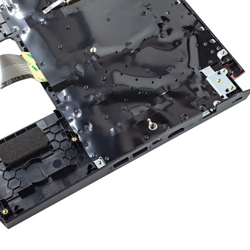 Корпус верхняя крышка для ноутбука Acer Aspire Nitro AN515-54, RU/UA, (Black, топкейс+клавиатура с подсветкой, 6B.Q5AN2.009, 6B.Q5BN2.009, C Cover, Original)