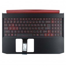 Корпус верхня кришка для Acer Aspire Nitro AN515-54, RU/UA, (Black, топкейс+клавіатура з підсвіткою, 6B.Q5AN2.009, 6B.Q5BN2.009, C Cover, Original)