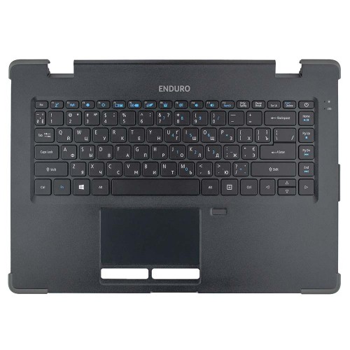 Корпус верхняя крышка для ноутбука Acer Enduro EN314-51W EN314-51WG, RU/UA, (Black, 6B.R0PN7.032, топкейс с клавиатурой, без тачпада, C Cover, Original)