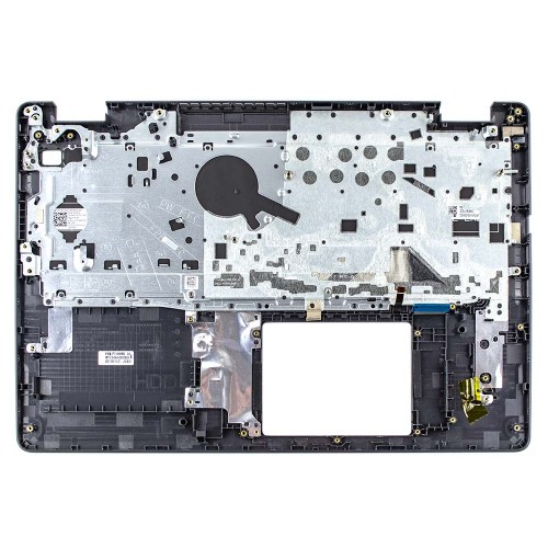 Корпус верхняя крышка для ноутбука Dell Inspiron 3501 3502 3505, RU/UA, (Grey, топкейс+клавиатура с подсветкой, 080V09, Original)