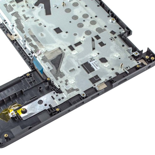 Корпус верхняя крышка для ноутбука Dell Inspiron 3501 3502 3505, RU/UA, (Grey, топкейс+клавиатура с подсветкой, 080V09, Original)