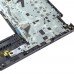 Корпус верхняя крышка для ноутбука Dell Inspiron 3501 3502 3505, RU/UA, (Grey, топкейс+клавиатура с подсветкой, 080V09, Original)