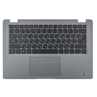 Верхняя крышка для Dell Latitude 5420 5421, RU, (Grey, топкейс+тачпад+клавиатура с подсветкой, 0P54YV, Original)