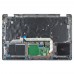 Корпус верхняя крышка для ноутбука Dell Latitude 5420 5421, RU, (Grey, топкейс+тачпад+клавиатура с подсветкой, 0P54YV, Original)