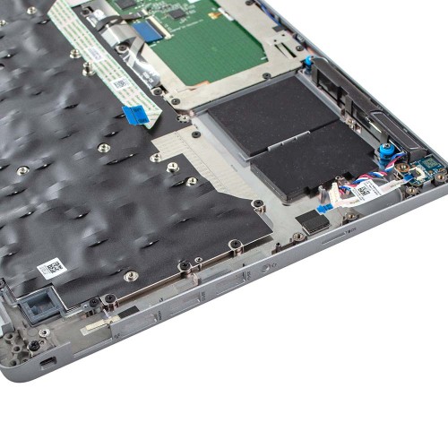 Корпус верхняя крышка для ноутбука Dell Latitude 5420 5421, RU, (Grey, топкейс+тачпад+клавиатура с подсветкой, 0P54YV, Original)