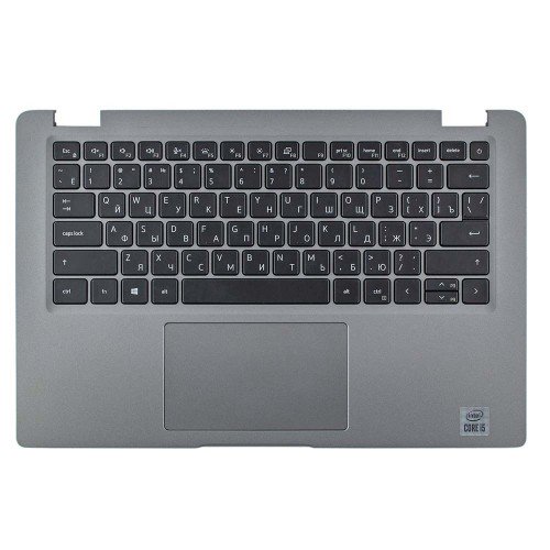Корпус верхня кришка для ноутбука Dell Latitude 5420 5421, RU, (Grey, топкейс+тачпад+клавіатура з підсвіткою, 0P54YV, Original)