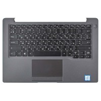 Верхня кришка для Dell Latitude 7300, RU/UA, (Grey, топкейс з клавіатурою з підсвіткою, 0W6GJY, Original)