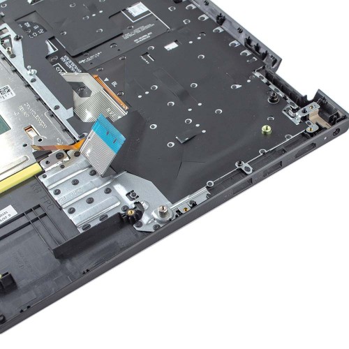 Корпус верхня кришка для ноутбука Dell Vostro 15 3510 3520 3525 series, RU, (Grey, топкейс з клавіатурою з підсвіткою, 0HD3N7, Original)