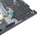 Корпус верхня кришка для ноутбука Dell Vostro 15 3510 3520 3525 series, RU, (Grey, топкейс з клавіатурою з підсвіткою, 0HD3N7, Original)