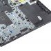 Корпус верхняя крышка для ноутбука Dell Vostro 15 3510 3520 3525 series, RU, (Grey, топкейс с клавиатурой с подсветкой, 0HD3N7, Original)