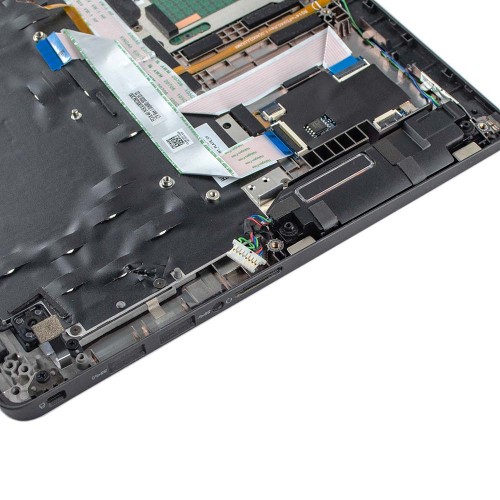Верхняя крышка для ноутбука Dell Latitude 7410, RU/UA, (Grey, топкейс+тачпад+клавиатура с подсветкой, 05TPMG, Original) Верхняя крышка для ноутбука Dell Latitude 7410, RU/UA, (Grey, топкейс+тачпад+клавиатура с подсветкой, 05TPMG, Original)