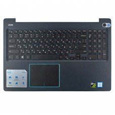 Верхняя крышка для Dell G3 15 3579, RU, (Grey, топкейс+тачпад+клавиатура с подсветкой, 0N4HJH, Original)