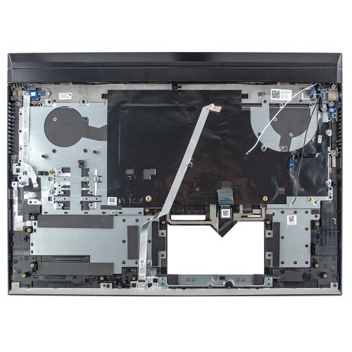 Корпус верхняя крышка для ноутбука Dell G7 7700, RU, (Black, топкейс+клавиатура с подсветкой, 0T8K5G, 0RC7PR, Original)