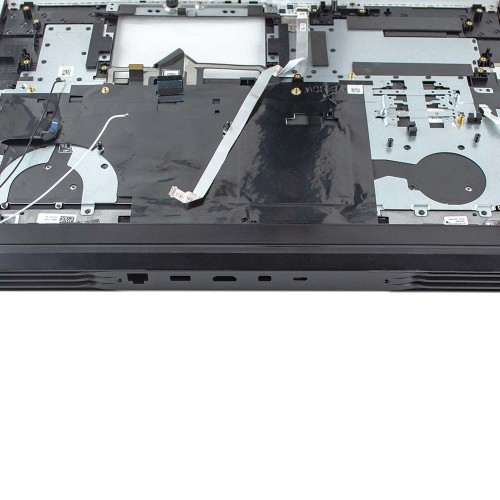 Корпус верхня кришка для ноутбука Dell G7 7700, RU, (Black, топкейс+клавіатура з підсвіткою, 0T8K5G, 0RC7PR, Original)