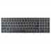 Клавиатура для ноутбука HP Probook 450 450R 455 G5, RU, (Black+Silver frame)