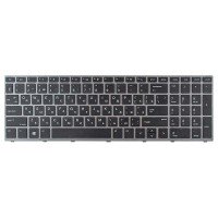 Клавіатура для HP Probook 450 450R 455 G5, RU, (Black+Silver frame)
