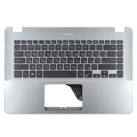 Корпус верхня кришка для Asus A505ZA F505ZA K505ZA R504ZA S505ZA X505ZA, RU/UA, (Silver, топкейс+клавиатура, 90NB0I11-R30UA00, C Cover, Original)
