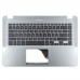 Корпус верхняя крышка для ноутбука Asus VivoBook A505ZA F505ZA K505ZA R504ZA S505ZA X505ZA, RU/UA, (Silver, топкейс+клавиатура, 90NB0I11-R30UA00, C Cover, Original)