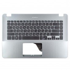Корпус верхняя крышка для Asus A505ZA F505ZA K505ZA R504ZA S505ZA X505ZA, RU/UA, (Silver, топкейс+клавиатура, 90NB0I11-R30UA00, C Cover, Original)