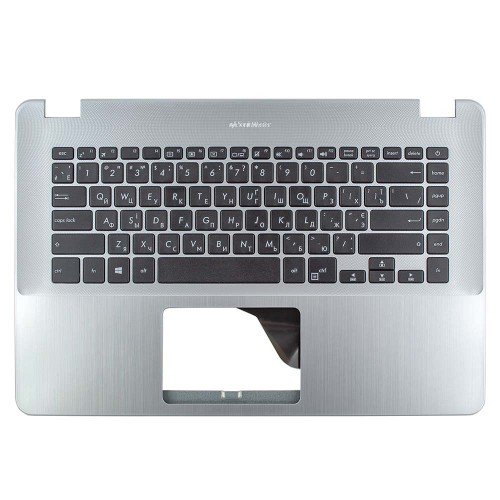 Корпус верхня кришка для ноутбука Asus VivoBook A505ZA F505ZA K505ZA R504ZA S505ZA X505ZA, RU/UA, (Silver, топкейс+клавиатура, 90NB0I11-R30UA00, C Cover, Original)