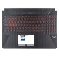 Корпус верхня кришка для Asus TUF Gaming FX505DY series, RU/UA, (топкейс+клавіатура з підсвіткою, 90NR01A2-R31UA0, C Cover, Original)