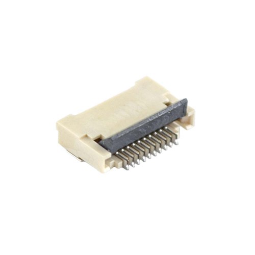 FFC Разъем для ноутбука 10pin*0.5mm, Flip type, контакты внизу, сквозной FFC Разъем для ноутбука 10pin*0.5mm, Flip type, контакты внизу, сквозной