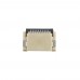 FFC Разъем для ноутбука 10pin*0.5mm, Flip type, контакты внизу, сквозной