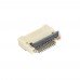 FFC Разъем для ноутбука 10pin*0.5mm, Flip type, контакты внизу, сквозной