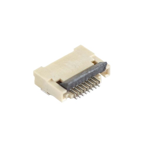 FFC Роз'єм для ноутбука 8pin*0.5mm, Flip type, контакти внизу, наскрізний FFC Роз'єм для ноутбука 8pin*0.5mm, Flip type, контакти внизу, наскрізний