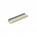 FFC Разъем для ноутбука 40pin*0.5mm, Flip type, контакты вверху, сквозной
