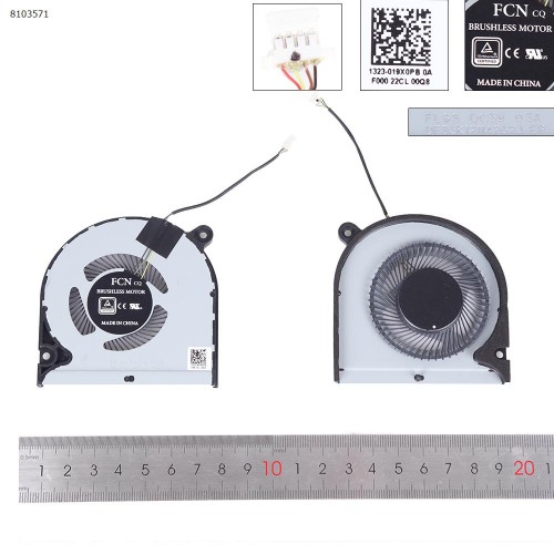 Вентилятор кулер для ноутбука Acer Spin 3 SP314-53 TravelMate TMP214-51G TMP215-51G, (DC 5V 0.5A, FL9S DFS5K12114262J, 1323-019X0PB, Original)