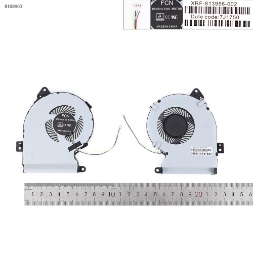 Вентилятор для ноутбука Asus A541 D541 F541 K541 P541 R541 X541 series, (DFS2004057S0T FJP6 FJDN, 13NB0E80T01011, 13NB0CG0T11011, Аналог)