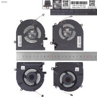 Вентиляторы для HP Omen 15-EK 15-EN TPN-Q238 TPN-Q236, (5V CPU+GPU, M04218-001, ND85C26-19J24, M04217-001, ND85C27-19J25, Аналог)