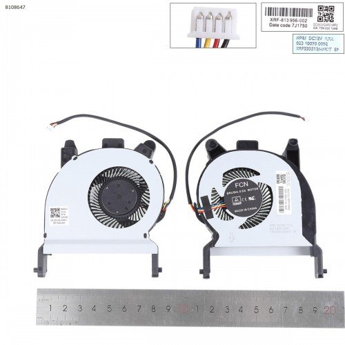 Вентилятор кулер для HP ProDesk/EliteDesk 400 600 800 G3, (mini desktop, 12v 0.7A, BUC0712HB-00, 914266-001, DFS593512MN0T, Аналог)