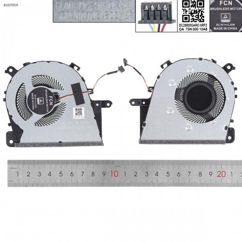 Вентилятор для Lenovo S145-14IWL S145-14AST S145-14API S145-14IKB S145-14IIL V14-IIL V14-ADA V14-ARE, (FLAU, DC28000DXF0, 5F10S13876, Аналог)
