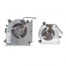 Вентиляторы для MSI GF63 GF65 WF65 MS-16R1 MS-16R3 MS-16R5, (CPU+GPU 4pin, PABD08008SH-N413, PAAD06015SL-N433, HC)