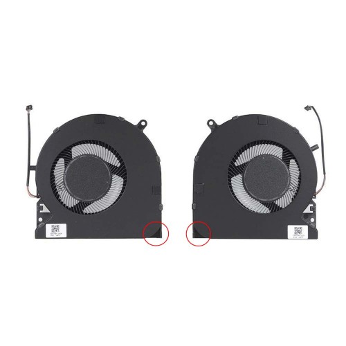 Вентиляторы для ноутбука Razer Blade 15 Advanced 2021 RZ09-0409 series, (5V CPU+GPU FAN, FPG1 DFS5K12304363E, FPG2 DFS5K22115572J, Original)