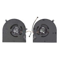 Вентиляторы для Razer Blade RZ09-0301x RZ09-0330Q RZ09-0330x RZ09-0367x, (5V CPU+GPU, FNDX + FNDY, Original)