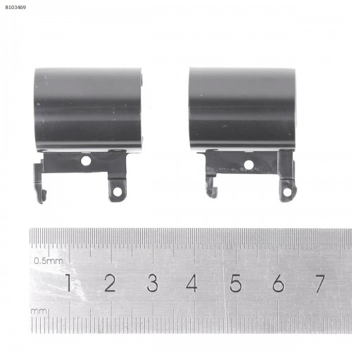 Крышки петель для ноутбука HP 250 255 256 258 G6, 15-BS 15-BW 15-BR 15-RA, TPN-C129 TPN-C130, Black, пара