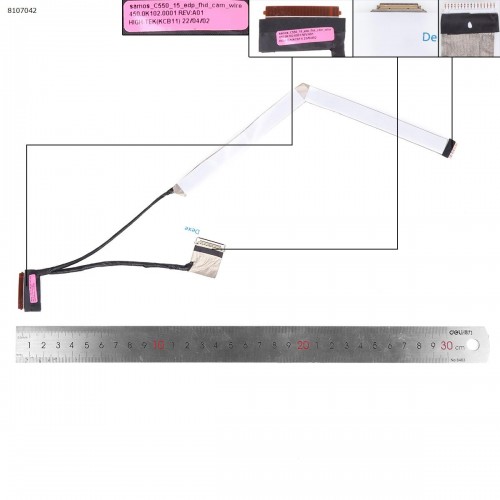 Шлейф матрицы для ноутбука Lenovo Flex 5-15IIL05 5-15ITL05 15ALC05, (eDP 30pin FHD, 5C10S30059, 450.0K102.0001)