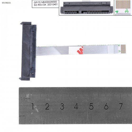 Шлейф Sata HDD/SSD для ноутбука HP Envy 17M-CG TPN-C146 series, (NBX0002M300)