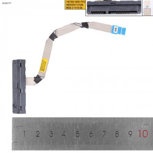Шлейф Sata 2.5 HDD/SSD для ноутбука Lenovo IdeaPad 3-17 V17 G2-ITL G3-IAP, (5B40S22058, HS760, NBX0001VH20)