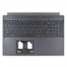 Верхня кришка для ноутбука Acer Aspire A715-75G, RU/UA, (Black, топкейс+клавіатура з підсвіткою, 6B.Q99N2.009, C Cover, Original)