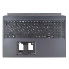 Верхня кришка для Acer Aspire A715-75G, RU/UA, (Black, топкейс+клавиатура, Backlight, 6B.Q99N2.009, Original)