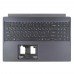 Верхняя крышка для ноутбука Acer Aspire A715-75G, RU/UA, (Black, топкейс+клавиатура с подсветкой, 6B.Q99N2.009, C Cover, Original)