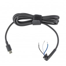 DC Кабель Type-C для блока питания ноутбука Dell, (45W, 3pin, Three-core, 1.5м)