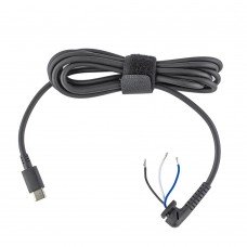 DC Кабель Type-C для блока живлення ноутбука Dell, (45W, 3pin, Three-core, 1.5м)